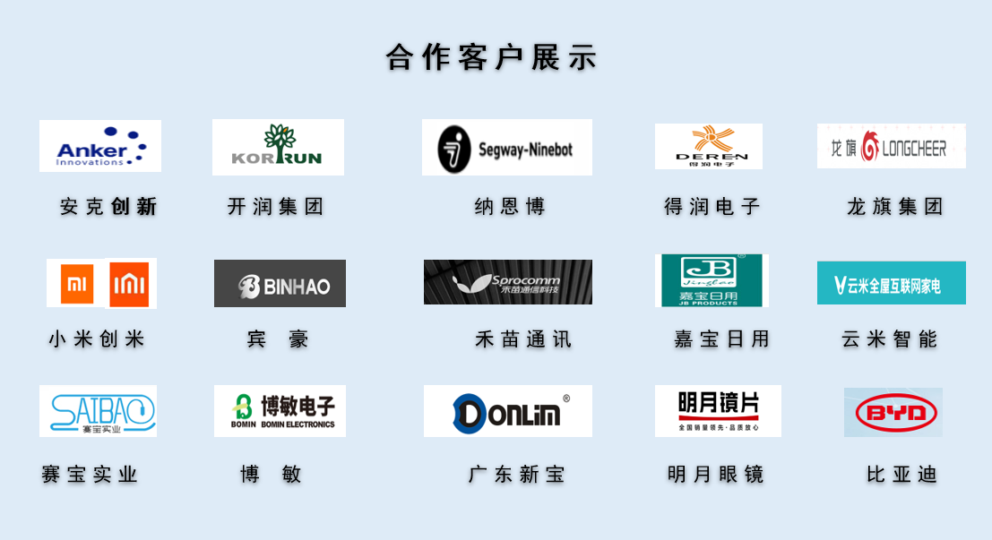 CPE磨（mó）砂膠袋，久（jiǔ）信達部分（fèn）客戶（hù）展示（shì）(圖1)