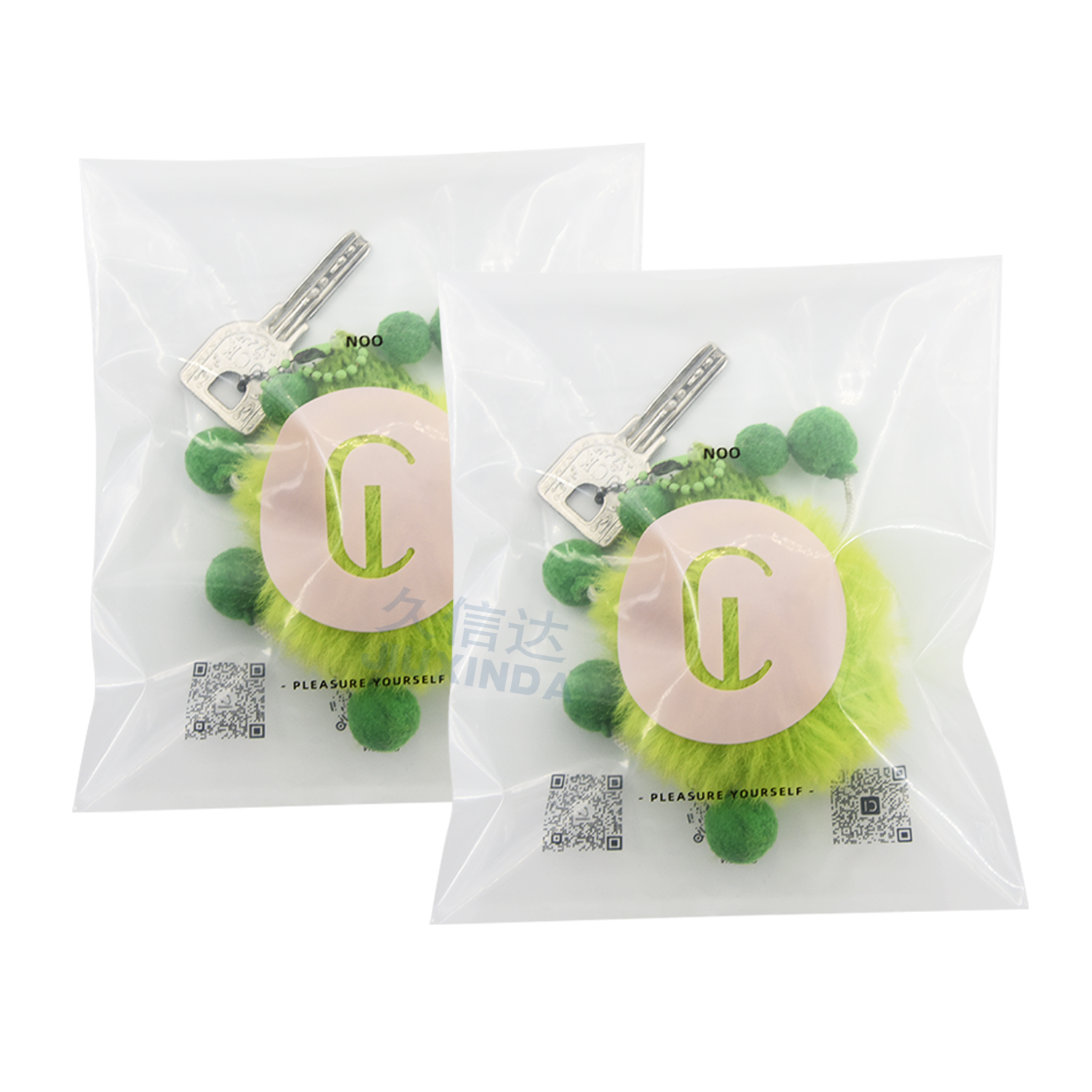 可回收環保鑰匙（shí）扣包裝袋（dài）定製(圖7)