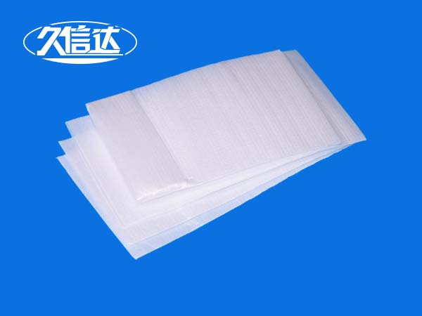 最新鋼化玻璃包裝袋_CPE磨砂複（fù）珍珠棉一體袋(圖1)